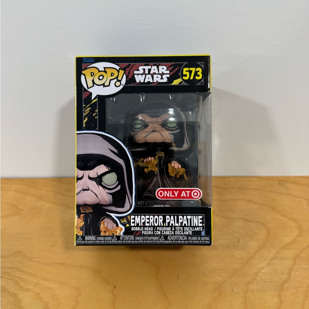 Funko Star Wars Emperor Palpatine Figure - Black and Gold